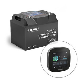 Renogy 12V 100Ah Pro Deep Cycle Lithium Iron Phosphate Battery with Bluetooth & Self-heating Function
