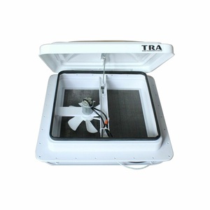 TRA 12V Manual RV Caravan Shower Roof Vent With White Lid
