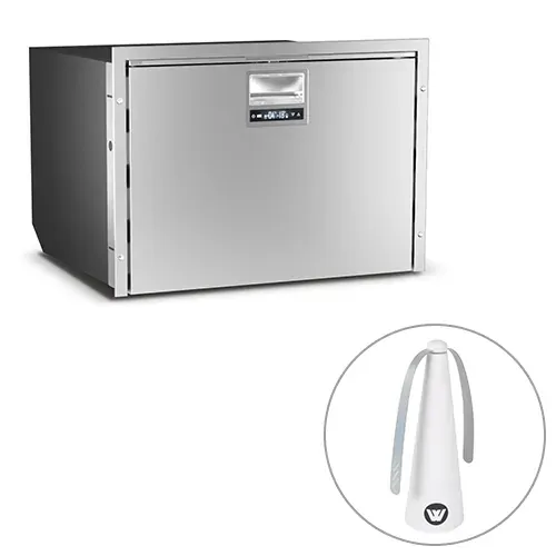 Vitrifrigo DRW70A 80 Litre Stainless Steel Drawer Fridge Freezer