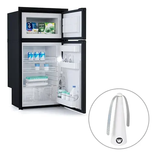 Vitrifrigo DP150ID 12-24V 150 Litre 2 Door Fridge Freezer, with Chrome lock