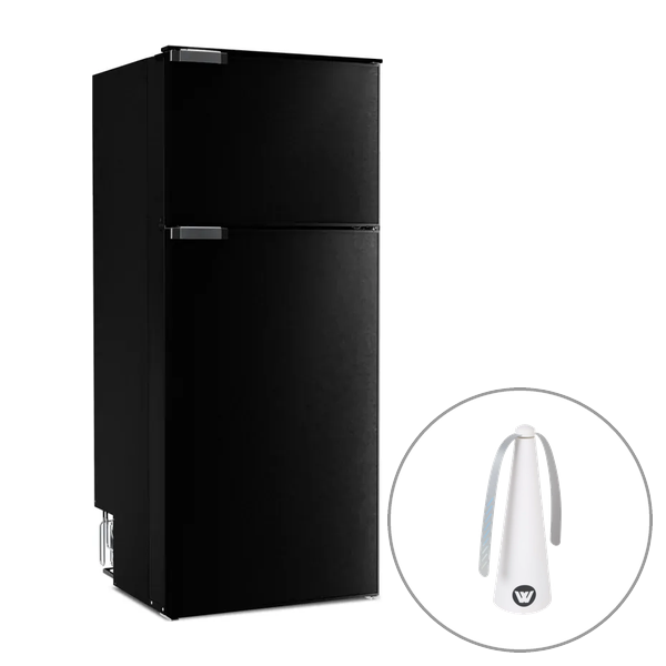 Vitrifrigo DP260iD CHR 216 Litre Black Fridge Freezer