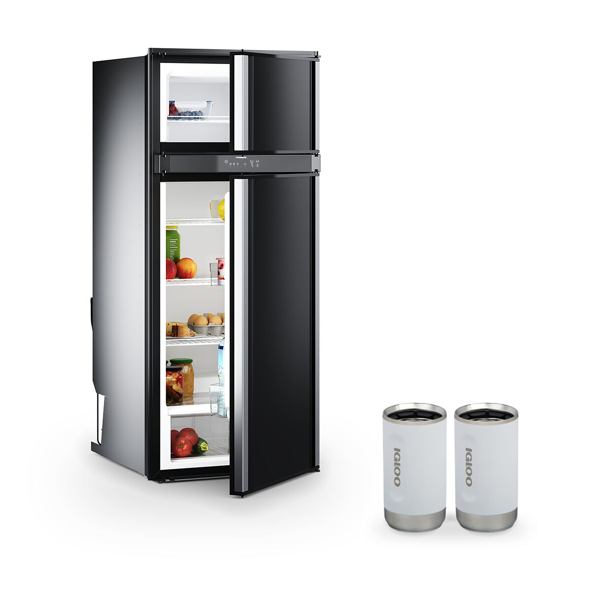 Dometic RCD10.5XES Dual Hinge Fridge & Freezer 200 Litre