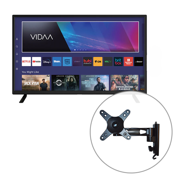 Aussie Traveller 24" 12V HD Smart Caravan TV