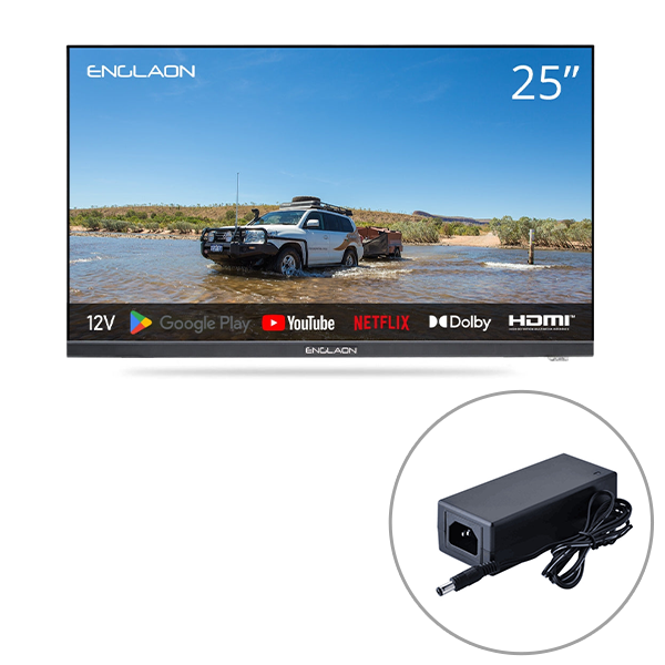 Englaon 25’’ Full HD 12V Smart TV With Chromecast & Bluetooth