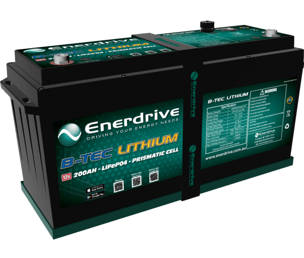 Enerdrive ePOWER B-TEC 200Ah Lithium Battery