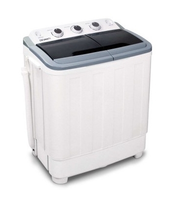 Devanti 5kg Portable Top Load Washing Machine, White