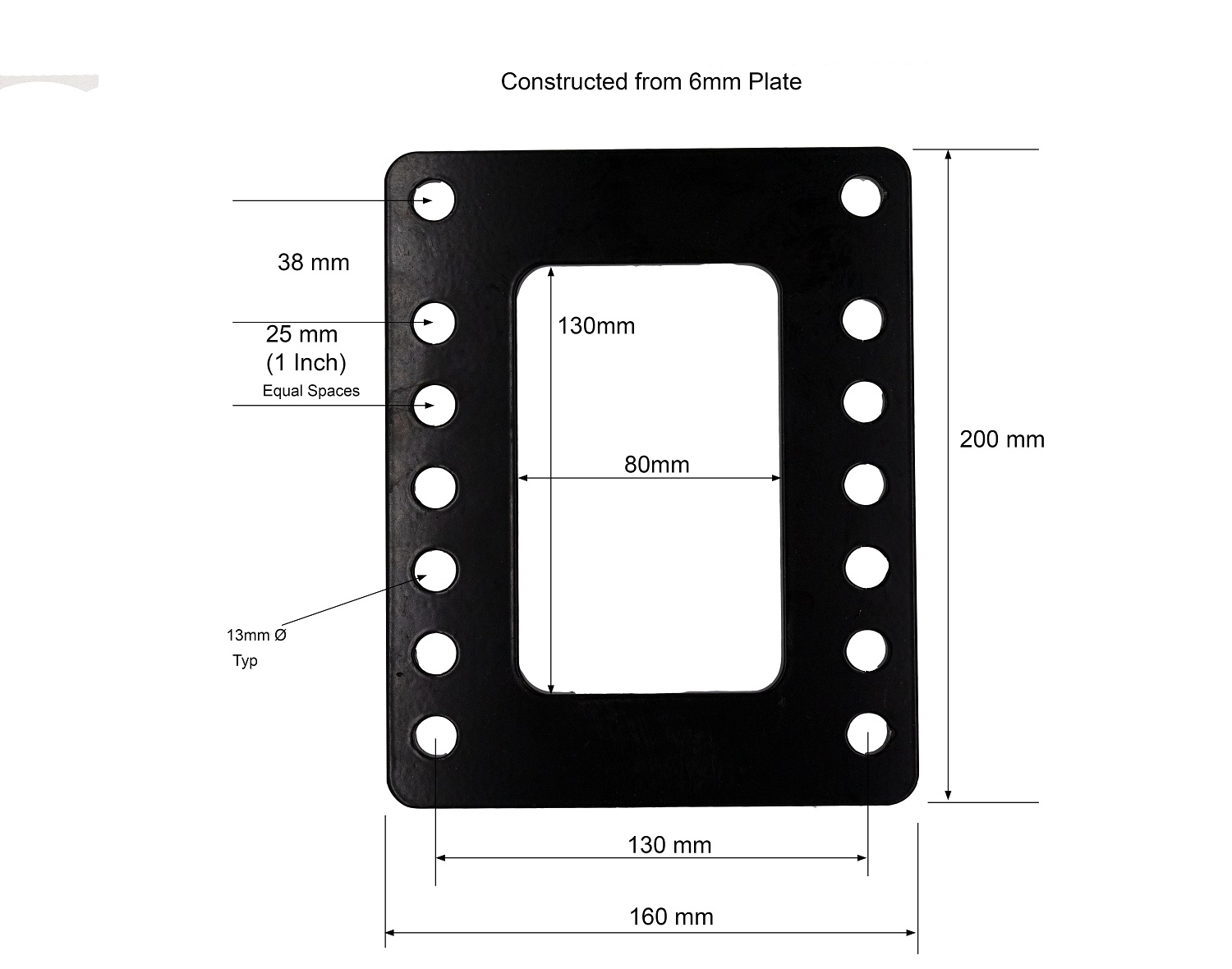 Black Jack Plate