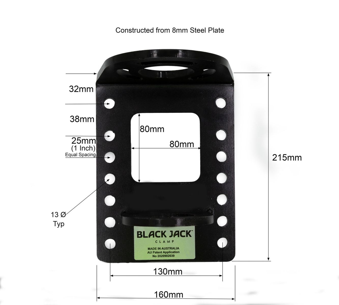 Black Jack Dimensions