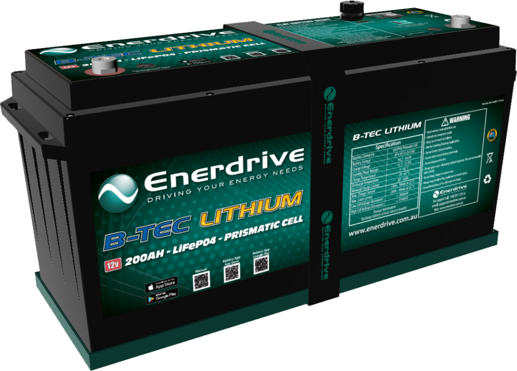 Enerdrive ePOWER B-TEC 200Ah Lithium 40A DC2DC Battery Pack