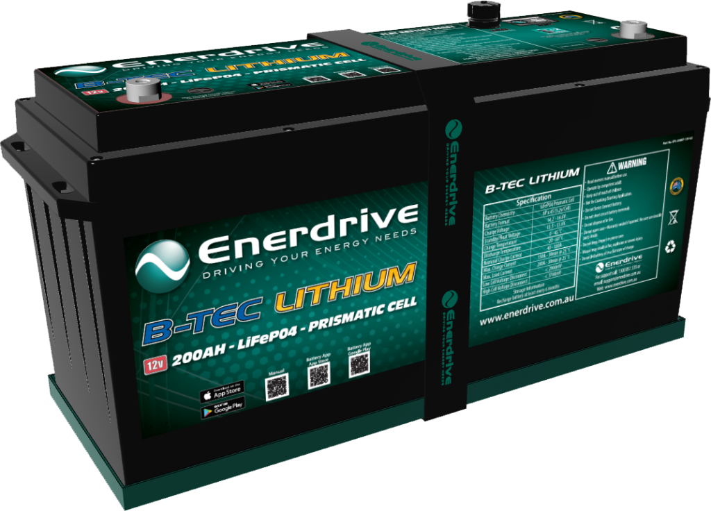 Enerdrive 200Ah Lithium Battery