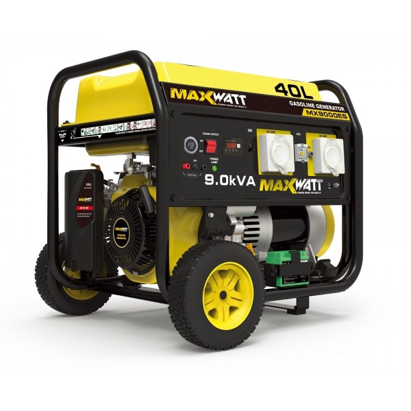 MaxWatt Generator 9kVA Petrol Portable 