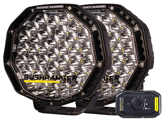 Bushranger Night Hawk 9" (Pair) VLI Series LED Driving Light Kit