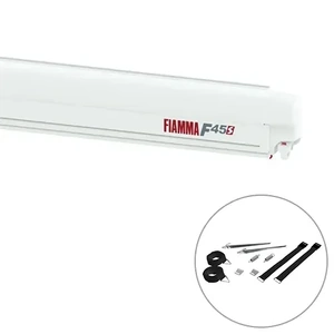 Fiamma F45 S Awning Polar White 3.5m Royal Grey
