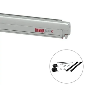 Fiamma F45 S Awning Titanium 4.0m Royal Grey