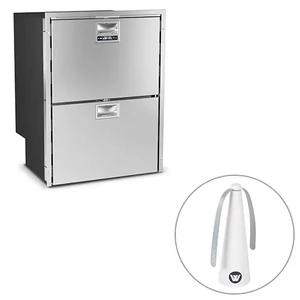 Vitrifrigo DRW180A Stainless Steel 2 Drawer Fridge Freezer 150L