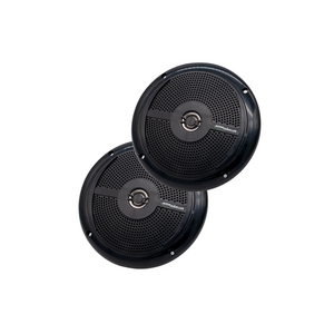 Aussie Traveller Two-Way 6.5" Slimline Speakers Black, Pair