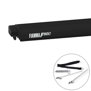 Fiamma F80 S Awning Deep Black 4m Royal Grey