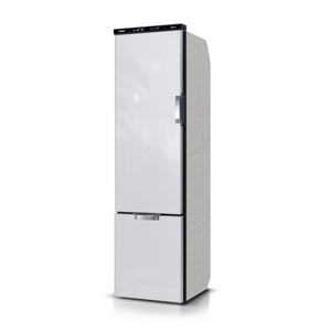 Vitrifrigo Slim 140 Litre 12/24V Grey Fridge Freezer with Chromelock