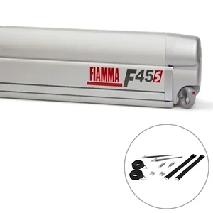 Fiamma F45S 300 Titanium Cassette with Royal Grey Fabric