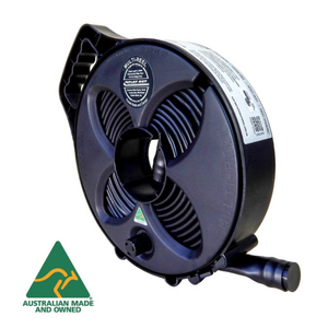 Flat Out 6M Sullage Hose on Black Multi Reel