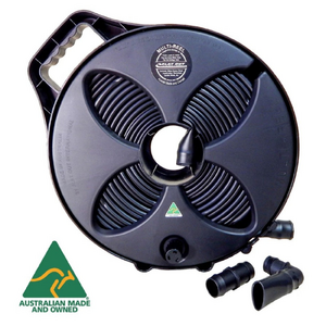 Flat Out 6M Sullage Hose on Black Multi Reel, 25mm