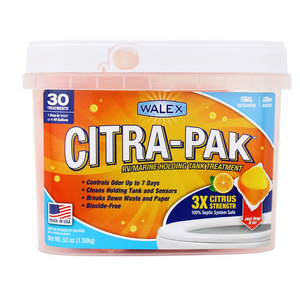 Walex Citra-Pak Citrus Stength Holding Tank Drop Ins - 30 Sachet Tub