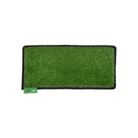 Muk Mat Green Rectangle Caravan Step Mat, 28.5 x 60cm