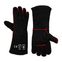CAOS Black/Red Trim Heatproof Camp Oven & Welding Gloves