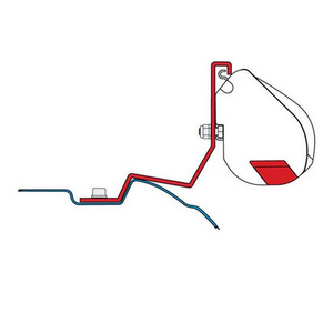 Fiamma Awn Fitting Kit to suit Viano/ Marco Polo/Vito/V Class Deep Black. 98655-887