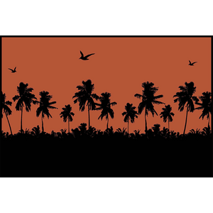 Coast RV 2.4 x 4.2m Coastal Sunset Recycled Plastic Woven Camping Mat 