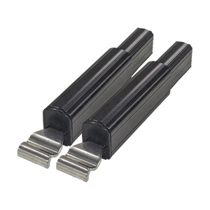 Coast RV Black Fiamma Awning Flap Eliminator Adaptor, 2 Pack