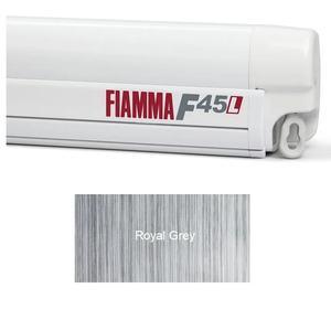 Fiamma F45 L 5m Royal Grey Box Awning, 06530A01R