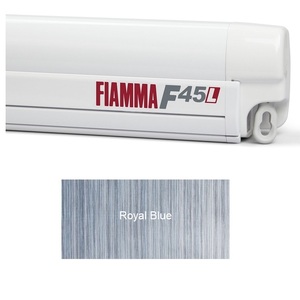 Fiamma F45 L 5m Royal Blue Box Awning, 06530A01Q