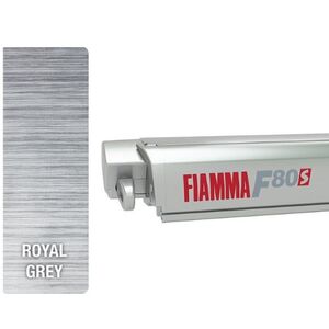 Fiamma F80S 400 Titanium Awning - Royal Grey Canopy