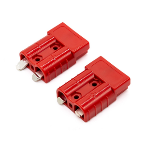 Aussie Traveller Red 50 Amp Heavy Duty Connector, 2 Pack