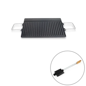 Aussie Traveller Cast Iron 2 Burner BBQ Plate