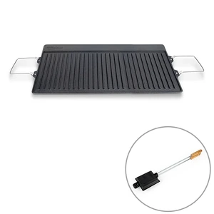 Aussie Traveller Cast Iron 3 Burner BBQ Plate