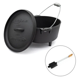 Aussie Traveller Cast Iron 4.5 Qrt Camp Oven