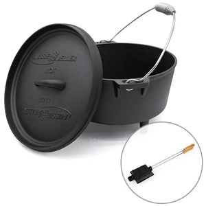 Aussie Traveller Cast iron 12 Qrt Camp Oven