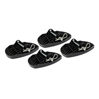 Aussie Traveller Stabiliser Feet with Pins 4 Pack