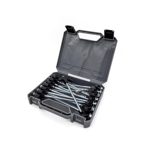 Aussie Traveller Black Screw in Pegs 15PK