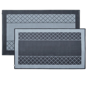 ACM 2x2.4m Crisscross Plain Centre Annexe Mat Grey/Black