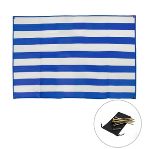 ACM 2.0 x 2.0m Classic Stripes Outdoor Mat