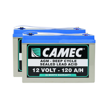 Camec 240Ah SLA AGM Battery (2 x 120Ah)