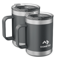Dometic 450ml Slate Thermo Mug with Handle, 2 Pack