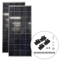 Exotronic 2 x 225W Fixed Monocrystalline Solar Panel