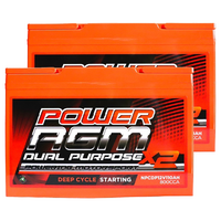Power AGM 2 x 110Ah 12V Dual Purpose Battery, NPCDP12V110AH