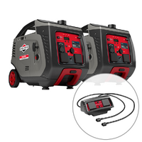 2 x Briggs & Stratton 3400w Inverter Generator with Parallel Kit (Combined 5100 Watts)