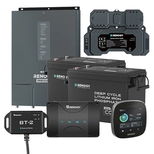 Renogy 600Ah Mini Lithium Caravan Bundle w/ 3000W Inverter Charger