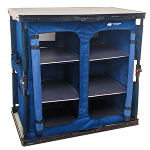 Coast Blue Collapsible Camp Cupboard 30kg Rated